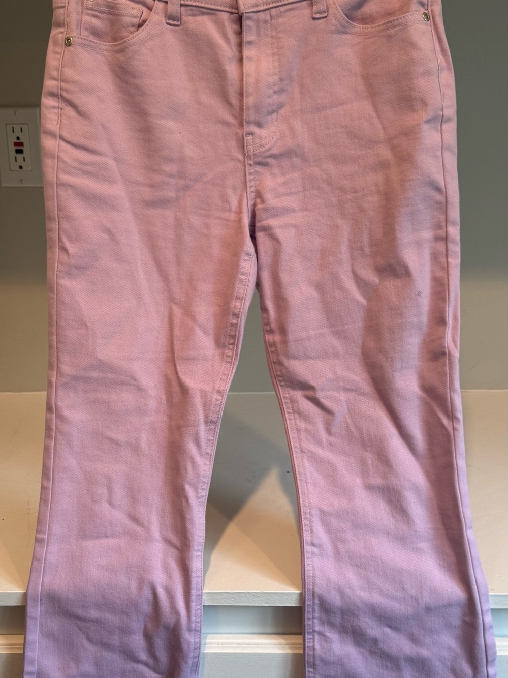 Women's Cropped Plight purple Denim Jeans